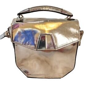 ALEXANDER WANG METALLIC  CALFSKIN BAG
